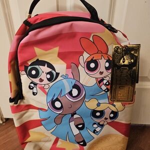 Sprayground Powerpuff Girls Backpack - Red, Pink, Blue